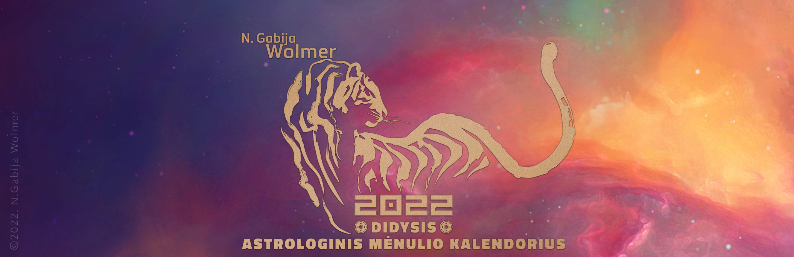 N.Gabija Wolmer. 2022 Didysis astrologinis Mėnulio kalendorius