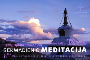 Sekmadienio taikos meditacija lapkričio 2 d.