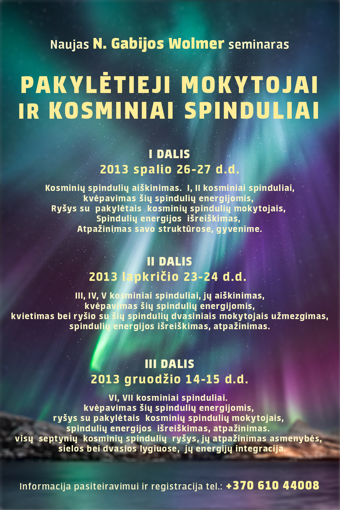 “Pakylėtieji Mokytojai ir kosminiai spinduliai”, I dalis
