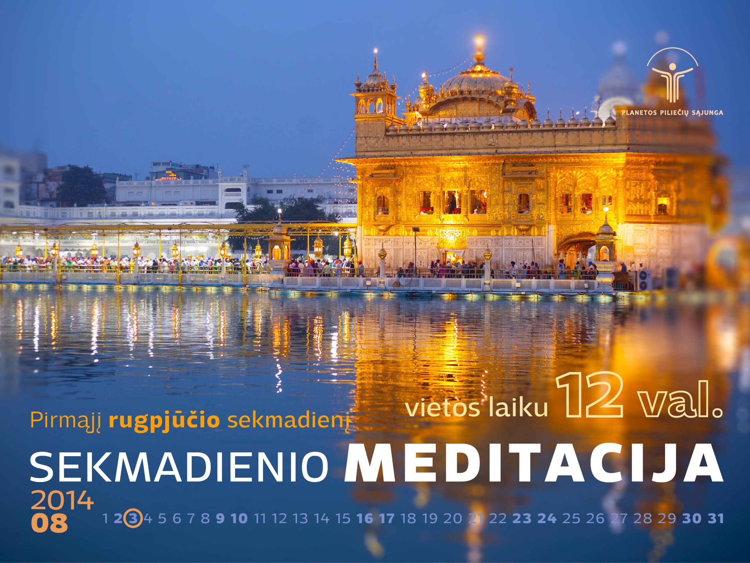 Sekmadienio meditacija rugpjūčio 3 d.