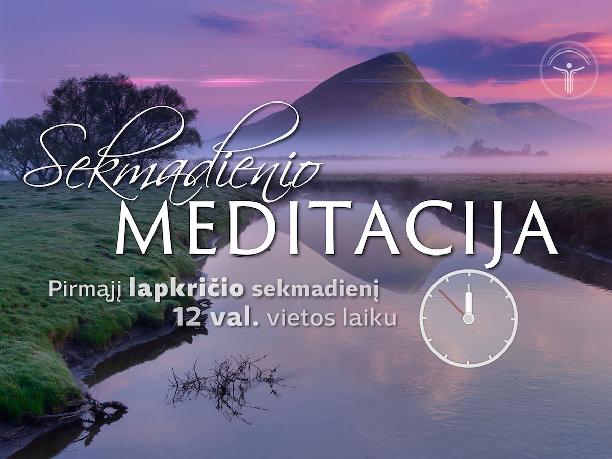 Sekmadienio meditacija lapkričio 6 d.