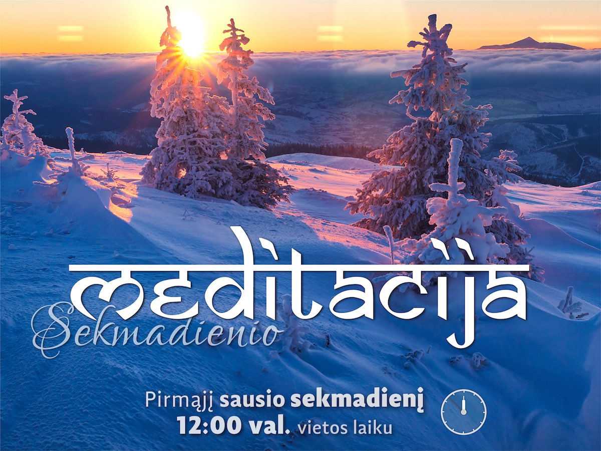 Sekmadienio meditacija 2017 01 01