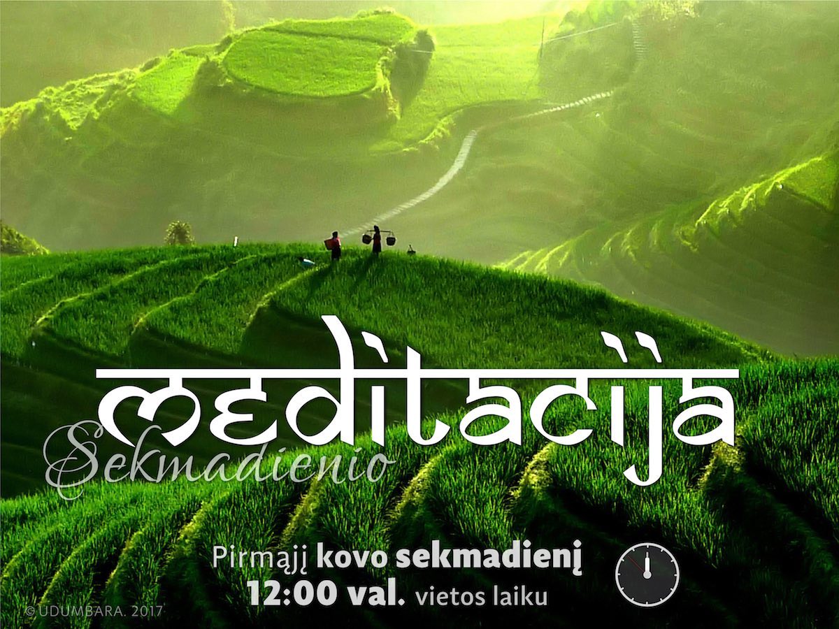 Sekmadienio meditacija 2017 03 05