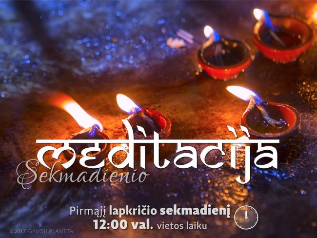 SEKMADIENIO MEDITACIJA. 2017-11-5