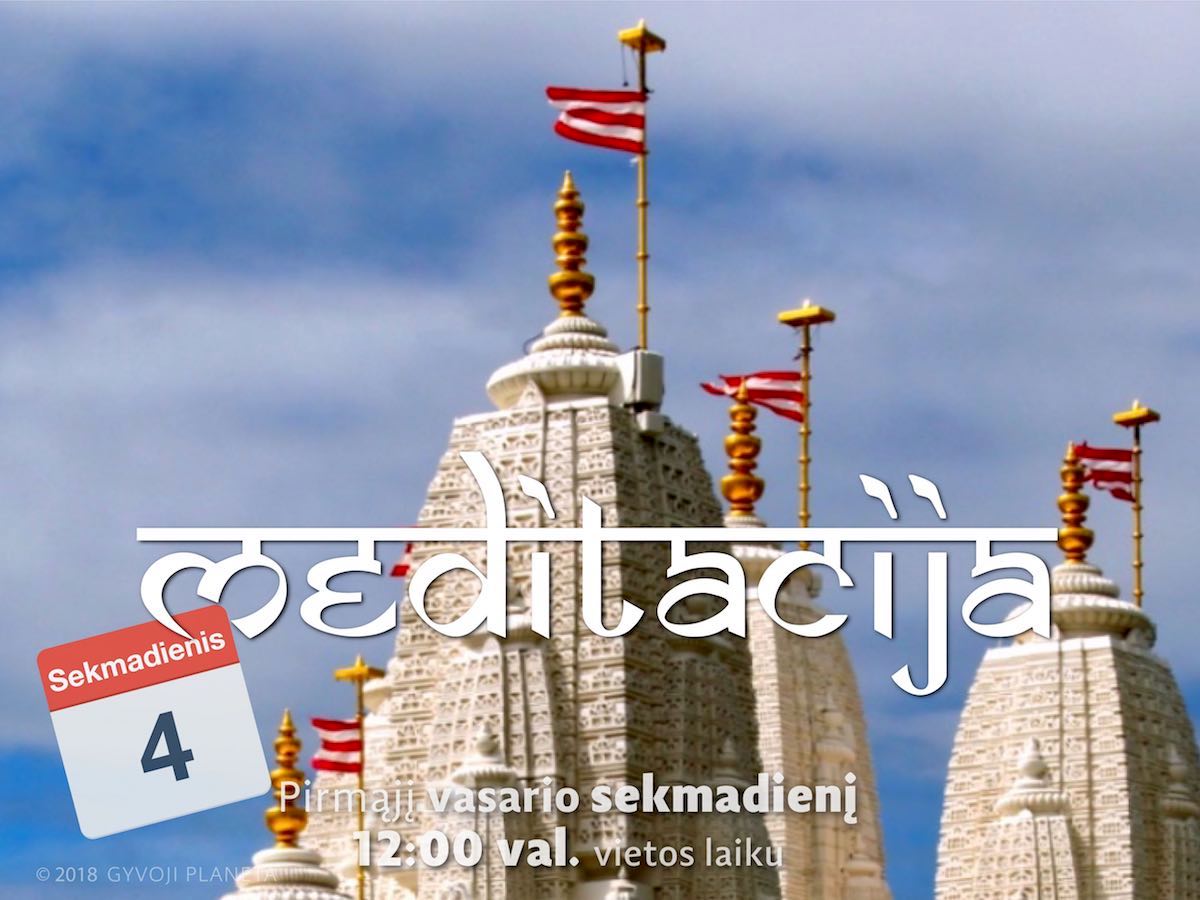 Sekmadienio meditacija 2018 02 04