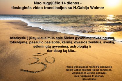 Om symbol on the beach