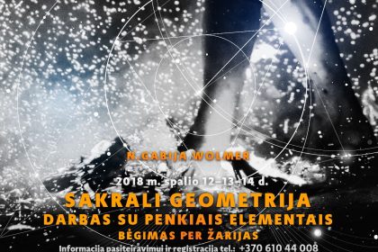 SAKRALI GEOMETRIJA. REGISTRACIJA TEL.: 8 610 44008