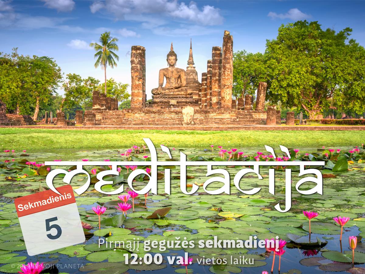 Sekmadienio meditacija 2019 05 05