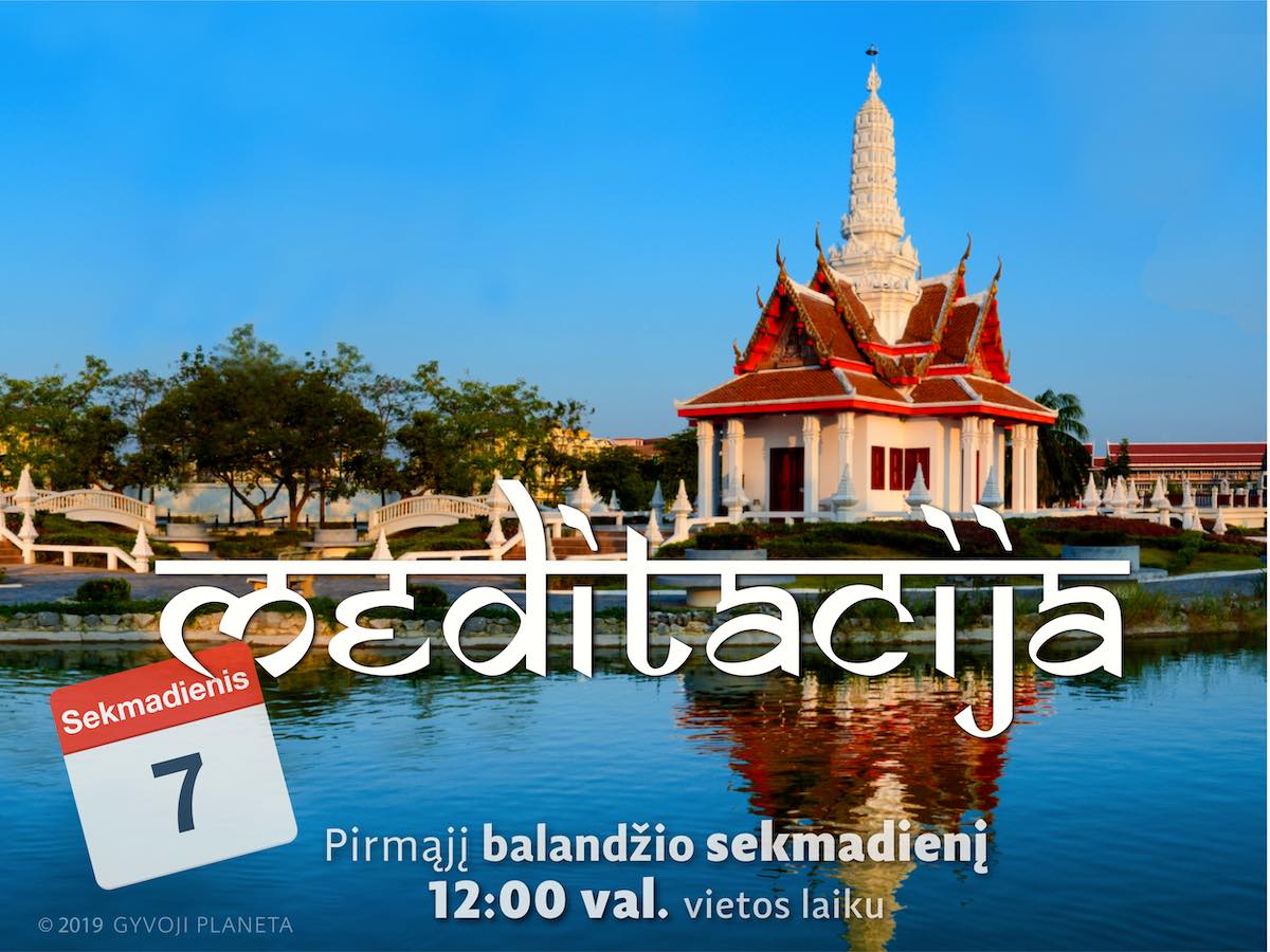Sekmadienio meditacija 2019 04 07
