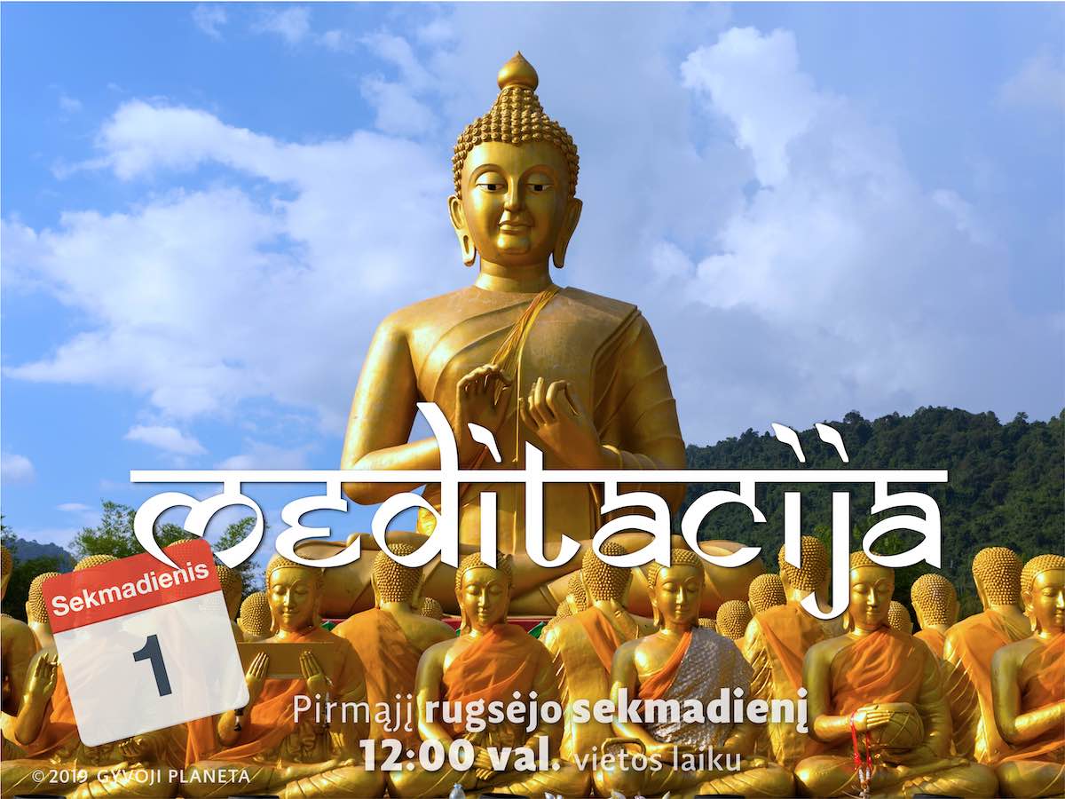 Sekmadienio meditacija 2019 09 01