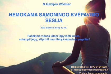 N.Gabija Wolmer. Kvėpavimo sesija N.Gabija Wolmer. Kvėpavimo sesija