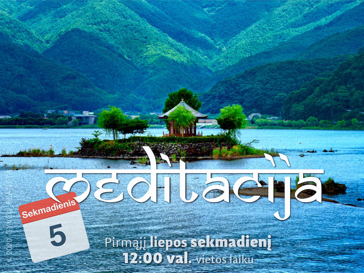 Sekmadienio meditacija 2020 07 05