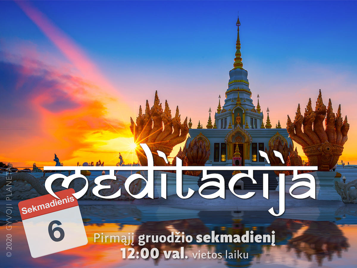 Sekmadienio meditacija 2020 12 06
