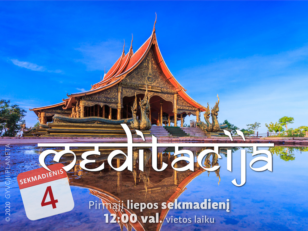 Sekmadienio meditacija 2021 07 04