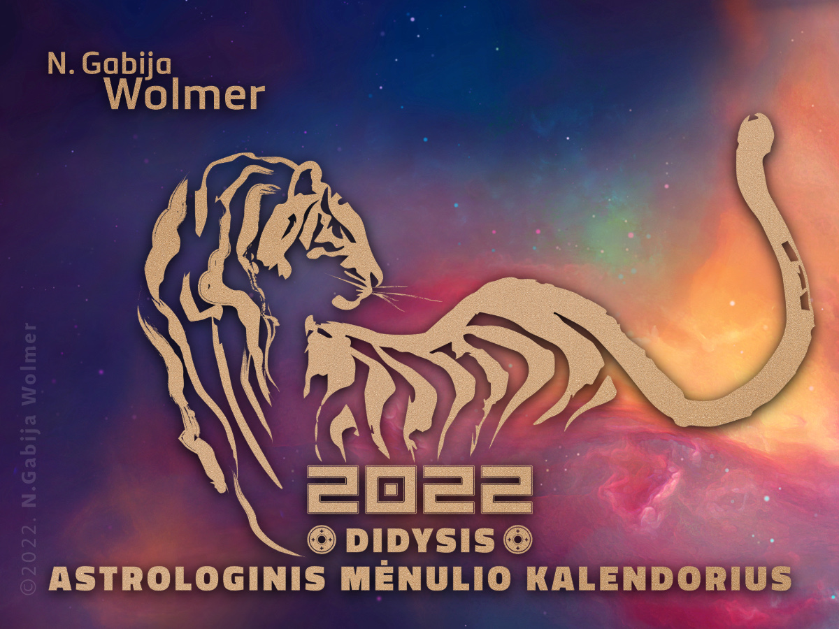 2022 DIDYSIS ASTROLOGINIS MĖNULIO KALENDORIUS