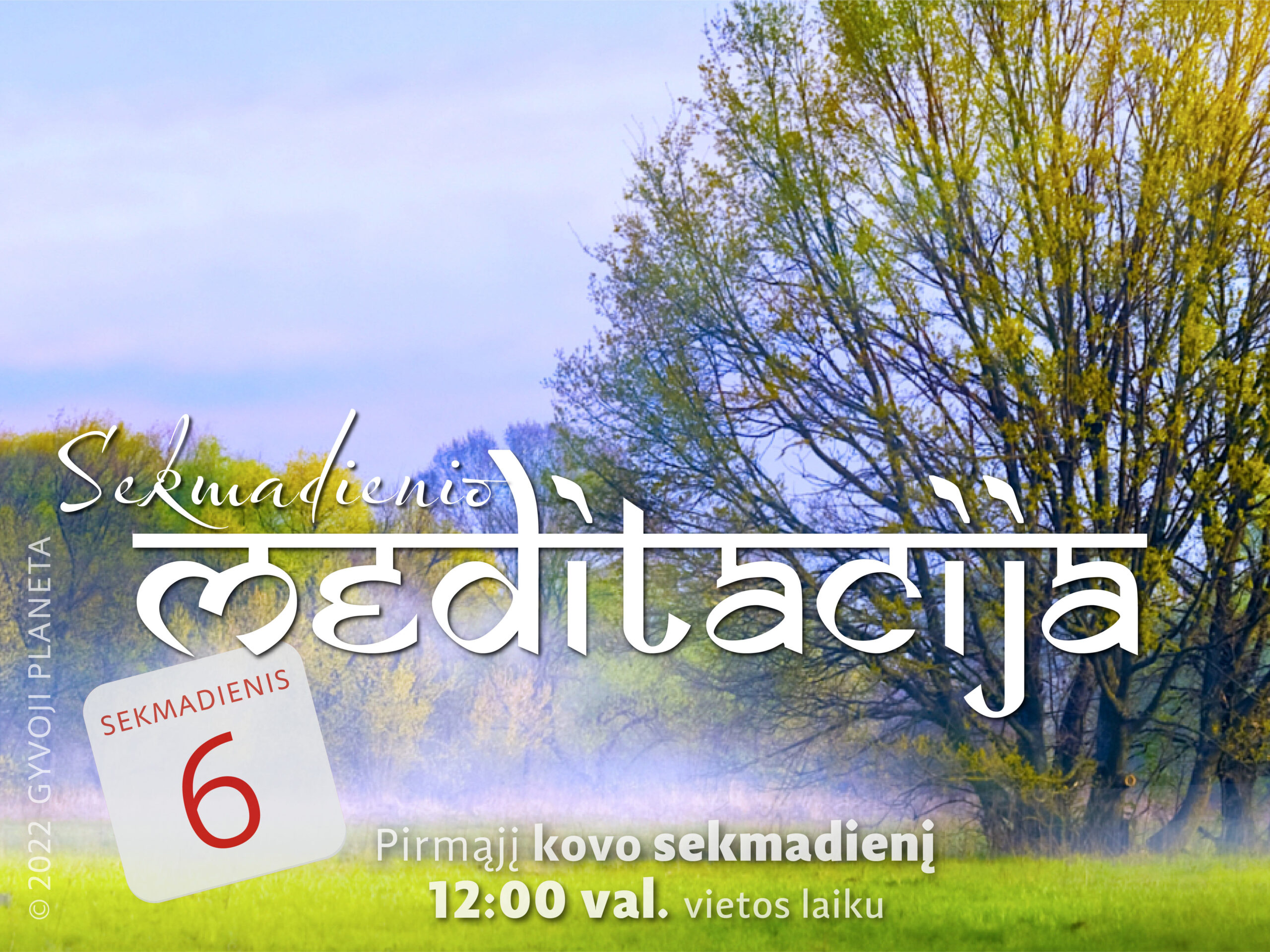 Sekmadienio meditacija 2022 03 06