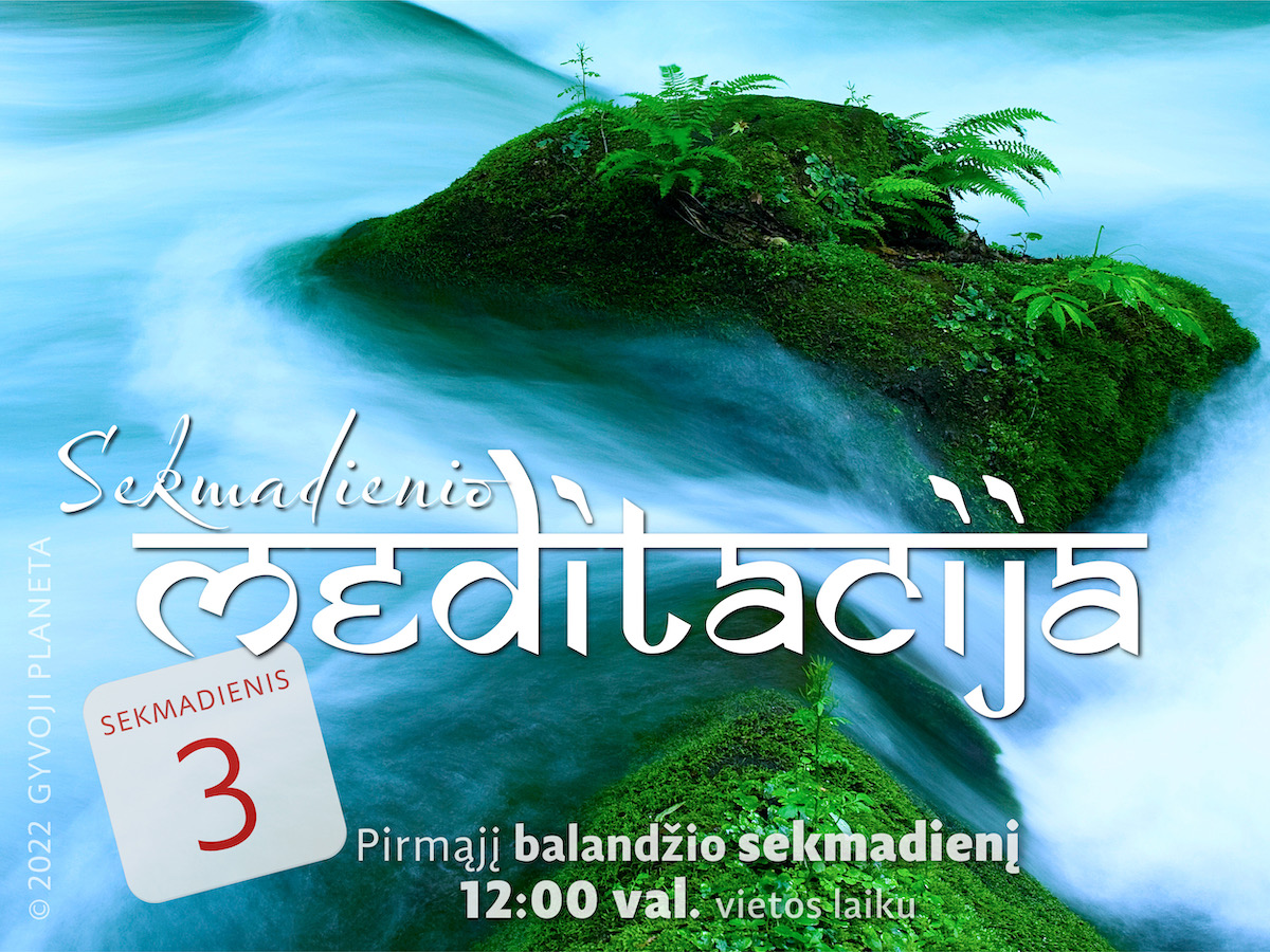 Sekmadienio meditacija 2022 04 03
