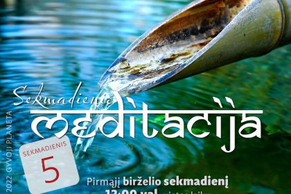 Gabija Wollmer. Sekmadienio MEDITACIJA. 2022-6-5 Gabija Wollmer. Sekmadienio MEDITACIJA. 2022-6-5
