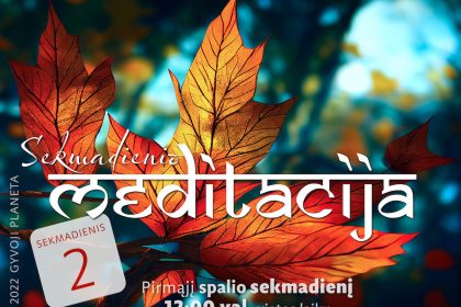 N. Gabija Wolmer. Sekmadienio MEDITACIJA. 2022-10-2 N. Gabija Wolmer. Sekmadienio MEDITACIJA. 2022-10-2