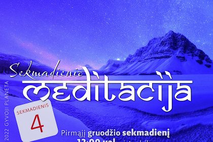 N. Gabija Wolmer. Sekmadienio MEDITACIJA 2022-12-4 N. Gabija Wolmer. Sekmadienio MEDITACIJA 2022-12-4