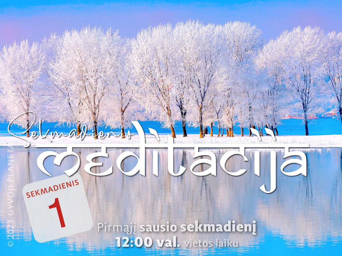 Sekmadienio meditacija 2023 01 01
