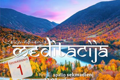 N. Gabija Wolmer. Sekmadienio MEDITACIJA 2023-10-01 N. Gabija Wolmer. Sekmadienio MEDITACIJA 2023-10-01